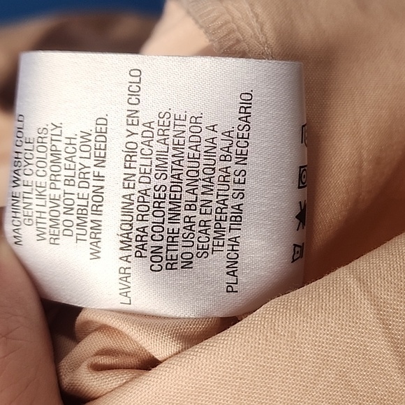 Metaphor Peach Button Up Top NWT - Picture 6 of 6